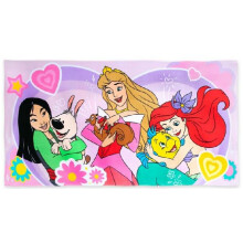Asciugamano da Bagno Disney Store Ufficiale, Mulan, Aurora e Ariel, 100% Cotone, 29 x 59 Pollici