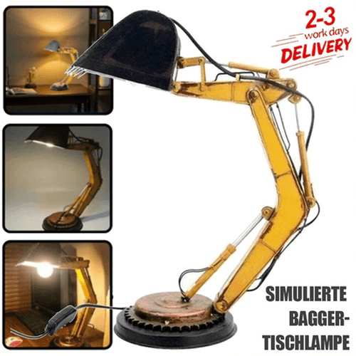 Creative Digger Desk Lamp Excavator Night Light for Children Table Reading Xmas 1