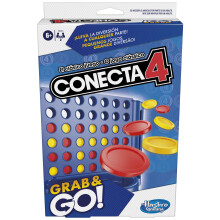 Hasbro Gaming Connect 4 Grab and Go - Draagbaar Spel voor 2 Spelers - Klassiek Kinderspel voor Reizen