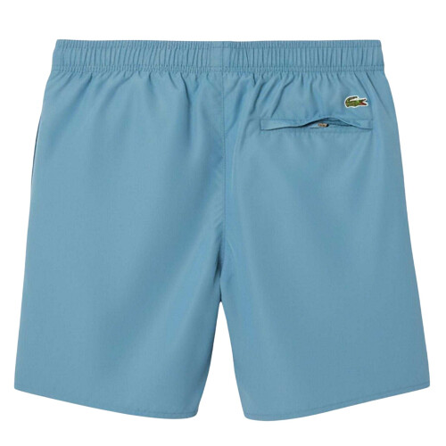 Lacoste (S, Blue) Lacoste Mens Logo Swimming Trunks 1