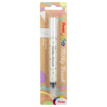 Pentel Brush Pen, Nylon, White