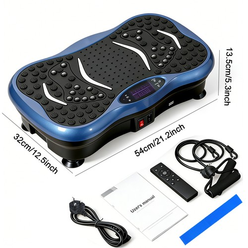 Power Vibration Plate Exercise Body Shaker Massager Vibrating Machine Platform 2