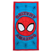 Asciugamano da Spiaggia Spider-Man Disney Store con Arte di Amazin Spidey - 29" x 58" - Morbido e Assorbente