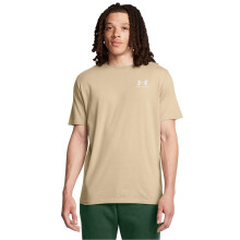 Under Armour Men's Sportstyle Left Chest Short-Sleeve T-Shirt , (300) City Khaki / / White , Medium