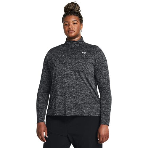 Under Armour Under Armour Donna Tech Twist Quarter Zip, (001) Nero / Bianco, X-Large