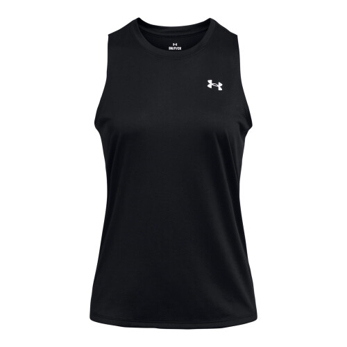 Under Armour Under Armour Dames Tech Tanktop, (001) Zwart / Wit, X-Small