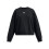 Under Armour Under Armour Mädchen Rival Fleece Oversized Crew, (001) Schwarz / Weiß, Klein 1