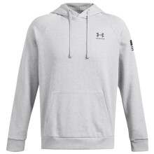Hoodie Under Armour Homme Freedom Flag, (011) Mod Gray Light Heather / / Noir, 3X-Large