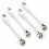Set di Cucchiaini Espresso MACKENZIE-CHILDS, 4 Cucchiaini da Caffè e Tè, Bianco e Nero 1