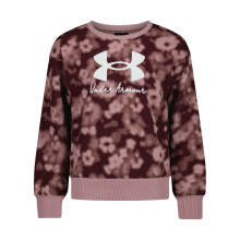 Sudadera con capucha de felpa para niñas de Under Armour, colección Outdoor, rosa tourmaline, YM