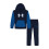 Under Armour Ensemble à capuche Under Armour pour garçons, Sweat à capuche et Pantalons en molleton, Rival Navy, 4 ans 1