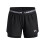 Under Armour Shorts Under Armour Filles Tech Play Up 2 en 1, Noir/Blanc, Medium 1