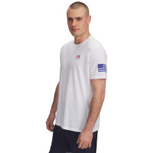 Under Armour Men's Freedom Flag Short Sleeve T Shirt, (100) White / / Royal, Large
