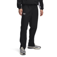 Under Armour Men's Rival Woven Windbreaker Pants, (001) Black/Black/White, Medium