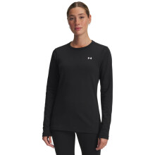 Under Armour Women's Packaged Base 3.0 Crew, (002) Black / / White, Medium