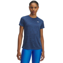Under Armour Women's Tech Twist Short Sleeve Crew, (402) Blue Atlantis / / White, Medium