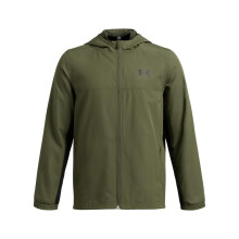 Veste tissée Rival Under Armour pour garçons, (390) Marine OD Green/Noir/Noir, Moyen