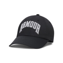 Under Armour Men's UA Sportsyle Adjustable Hat, (005) Black / / White, One Size Fits Most