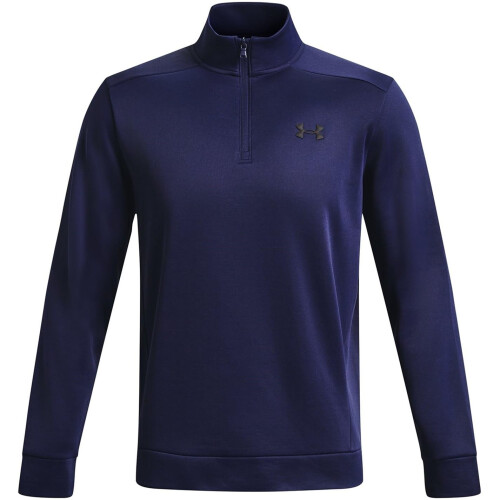 Under Armour Under Armour Herr ArmourFleece 1/4 Zip, (410) Midnight Navy / / Black, Large