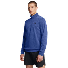 Under Armour Heren Armour Fleece Twist Quarter Zip, (432) Tech Blue / Black, 3X-Large