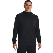 Under Armour Men's ArmourFleece Full Zip Hoodie, (001) Black / / Black, X-Large
