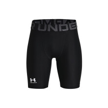 Under Armour Boys HeatGear Armour Shorts , Black (001)/Pitch Gray , Large