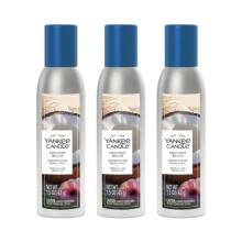 Yankee Candle Concentrated Air Freshener Room Spray, Odor Eliminator for Home, Bathroom, Coconut Beach, 1.5 Oz (Pack of 3)