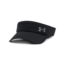 Visière de course Iso-Chill Launch pour homme Under Armour, (001) Noir/Noir/Réfléchissant, Taille unique
