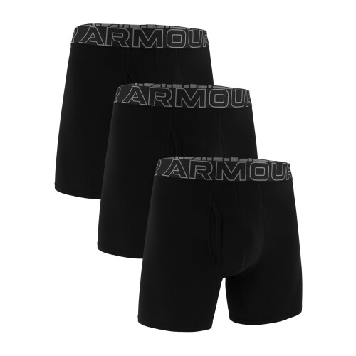 Under Armour Under Armour Performance Cotton Boxer - Solid 6in 3-Pack, Svart - Core, 2XL