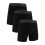 Under Armour Boxers de Algodón Performance Under Armour - Pack de 3, Negro Sólido - Core, XL 1
