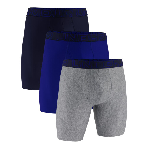 Under Armour Under Armour Heren Multi-Pack Performance Tech Long-Leg Boxer Brief, 9" Inseam, Comfort