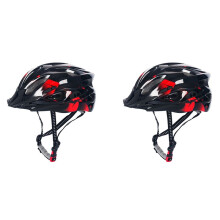 2X Adult Bike Helmet, Light Microshell, Men and Women, Fit Adjustment Suggested Fit 57-63cm for Cycling Biking Red