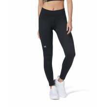 Under Armour Dames ColdGear Authentics Leggings, Zwart (001)/Wit, Medium