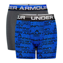 Under Armour Boy`s Performance Boxer Briefs 2 Pack (Ultra Blue(27X67006-41), Youth Small)