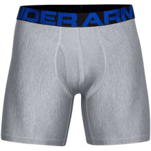 Under Armour Tech 6" Boxerjock 2er-Pack Academy/Grau XS