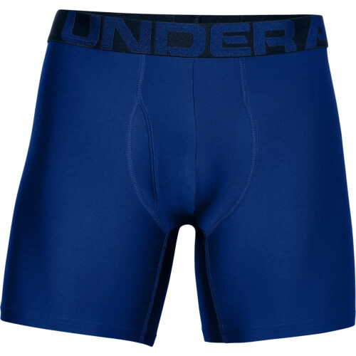 Under Armour Under Armour Boxerjock Uomo Standard Tech 6 pollici 2-Pack, Royal Academy, X-Small