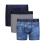 Under Armour Under Armour Performance Tech - Tryckt 3Pk Boxer Brief, 3-Pack Windstream Print, YSM 1