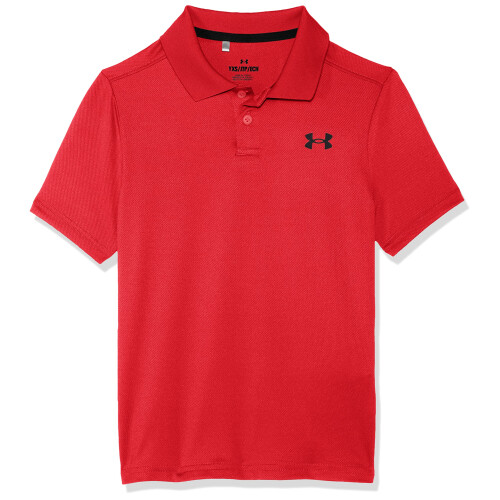 Under Armour Under Armour Jungen Performance Polo, (600) Rot / Schwarz, XS