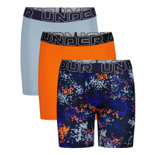 Boys' UA 3-Pack Performance Tech Print Boxer Briefs