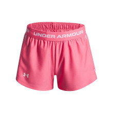 Pantalones Cortos Under Armour para Niñas, (673) Rosa Super/Rosa Super/Blanco, Pequeño