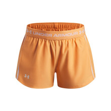Shorts de Juego Tech para Niñas Under Armour, (870) Naranja Bloc / Blanco, X-Small