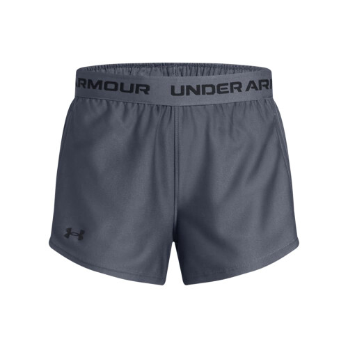 Under Armour Under Armour Mädchen Tech Play Up Shorts, (044) Downpour Gray/Black/Black, XS