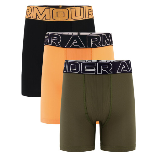 Under Armour Under Armour Boys Tech Mesh 3PK Boxer Brief, Marine OD Green