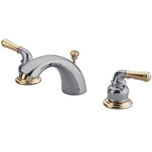 Robinets Lavabo Kingston Brass Magellan EB954 Mini Widespread, Chrome/Brass, 4 à 8 Pouces