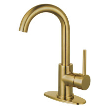 Robinet de Salle de Bain Kingston Brass LS8433DL Concord, Laiton Brossé, 5.88 x 5.13 x 11.19