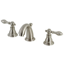 Robinet de salle de bain Kingston Brass KB918ACL American Classic, Nickel brossé, avec bonde