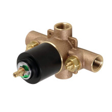 Válvula de Ducha y Bañera Kingston Brass KB650V con Parada, Negro Mate
