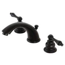 Grifo de Baño Kingston Brass KB970AL Victoriano, Negro Mate