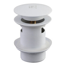 Kingston Brass VTDESHOEWH Trimscape Badafvoer, Wit, 2.75 x 2.75 x 3.06