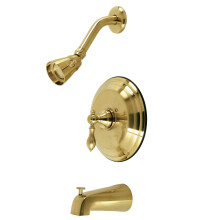 Grifo de Ducha y Bañera Kingston Brass KB3637ACL en Bronce Cepillado